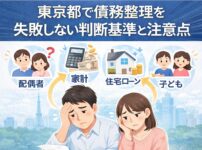【既婚者でも大丈夫？】東京都で債務整理を失敗しない判断基準と注意点